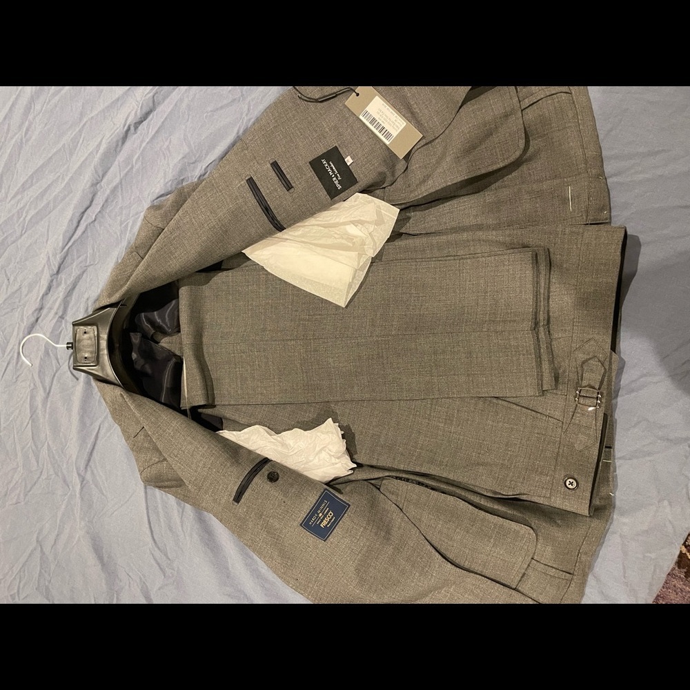 Men’s Suit Italian Fresco Wool sz 38: SPIER & MACKAY 100% Wool